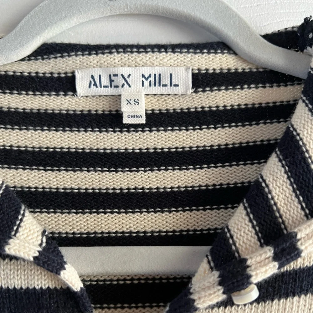 Alex Mill Taylor Striped Cardigan - Picture 3 of 6